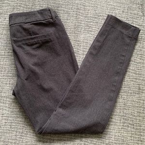 Old Navy Gray Pixie Cut Trousers Dress Pants with Pockets Size 0 Regular